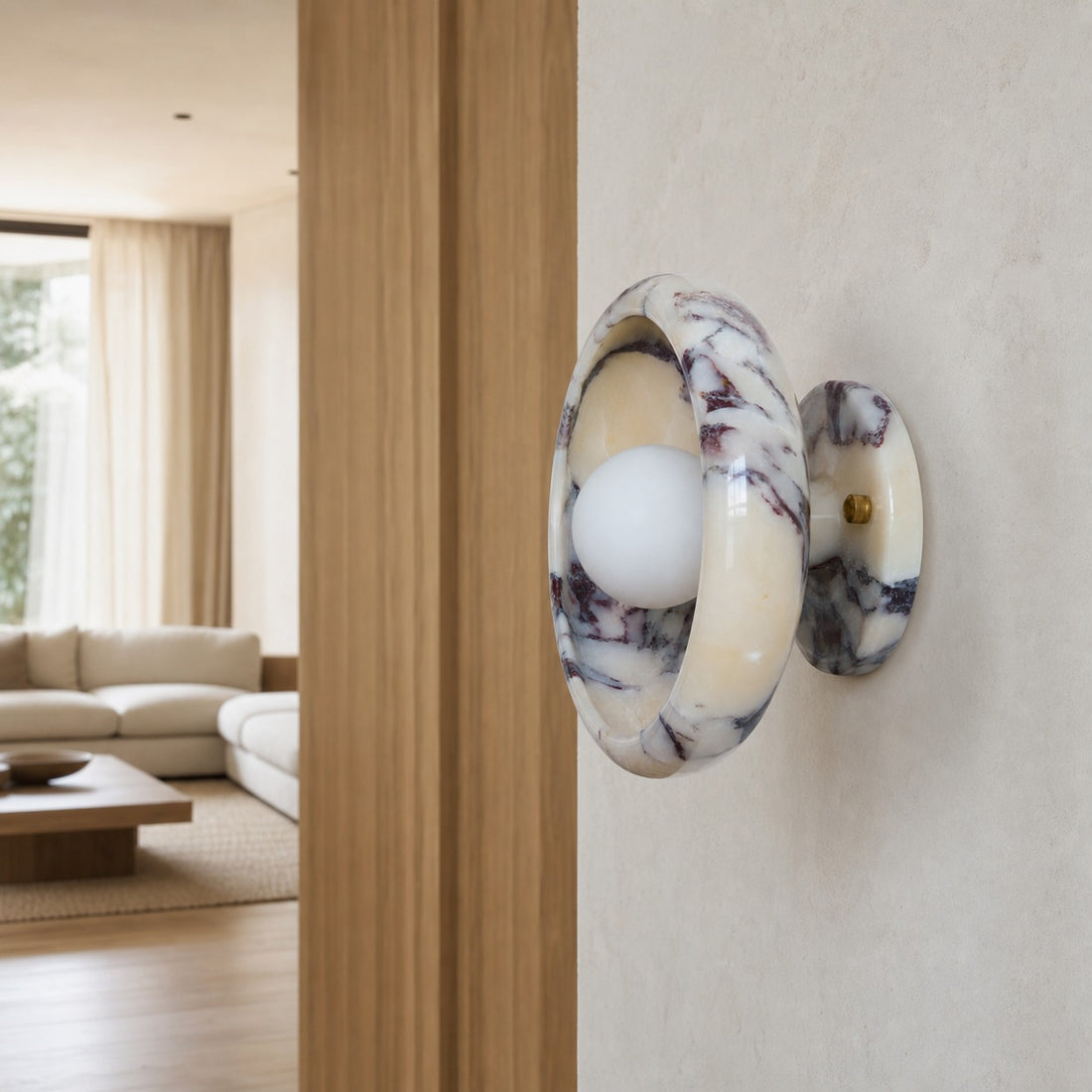 Piedra Marble Wall Lamp