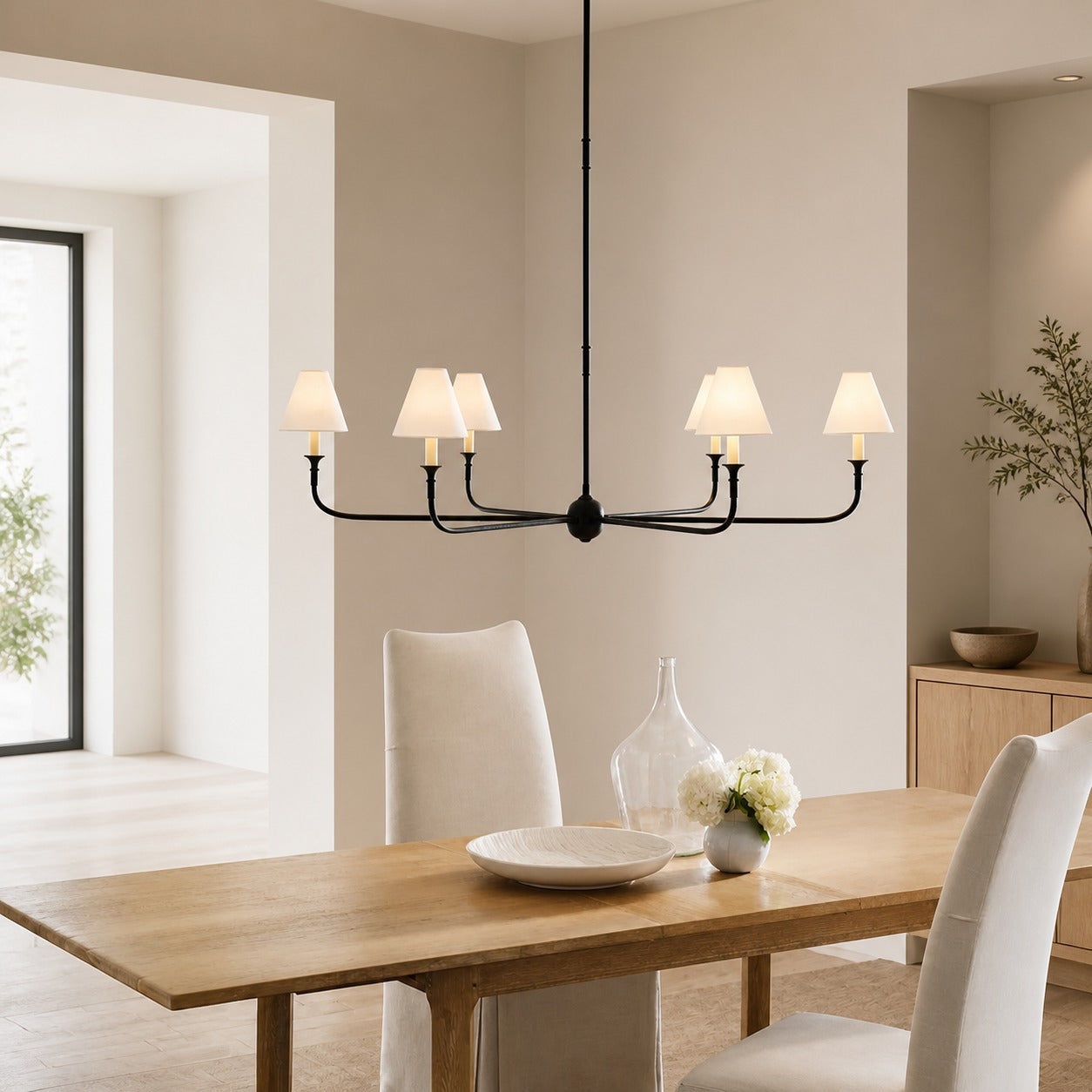 Piaf Grande Modern Industrial Metal Chandelier