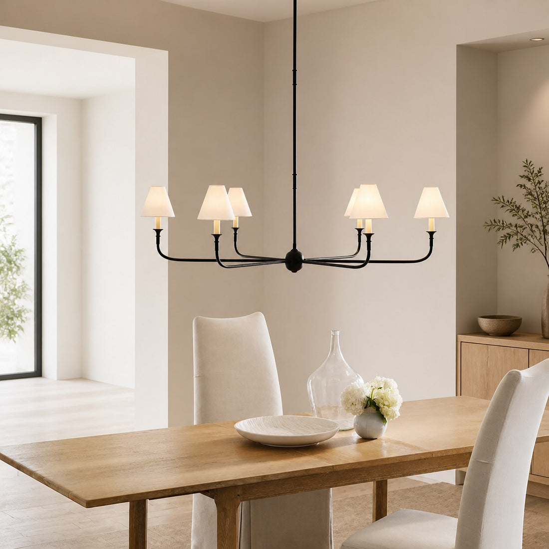 Piaf Grande Modern Industrial Metal Chandelier