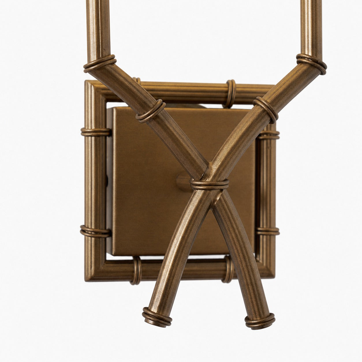 Double Arm Bamboo Sconce