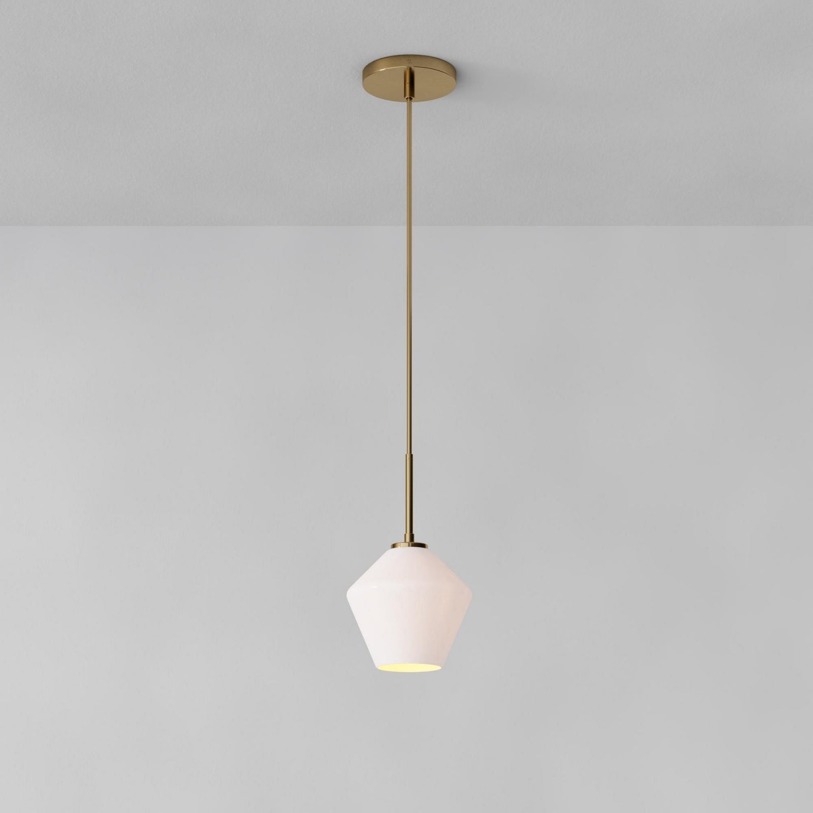 Merin Transparent Glass Sculpture Geometric Chandelier