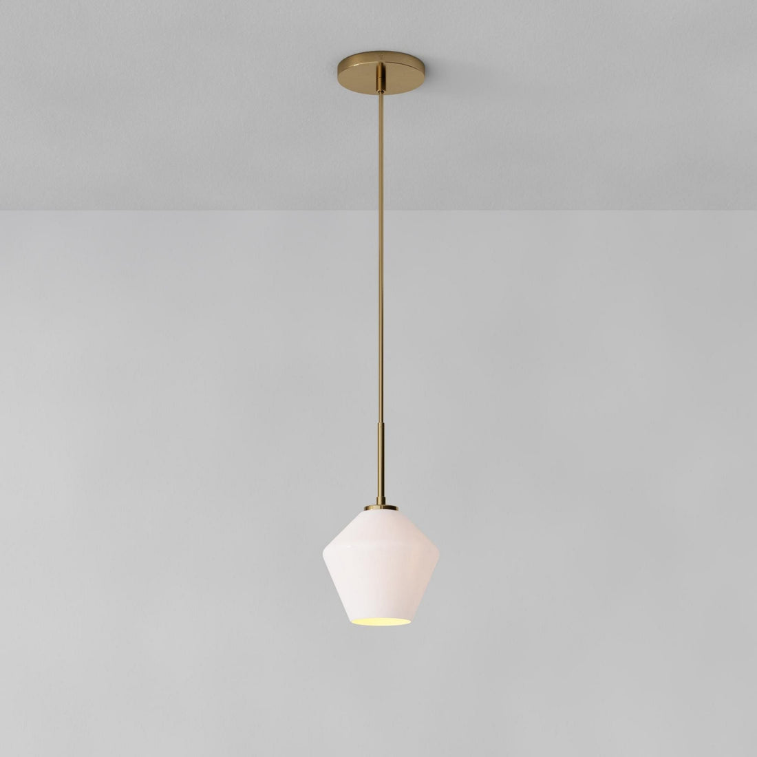 Merin Transparent Glass Sculpture Geometric Chandelier