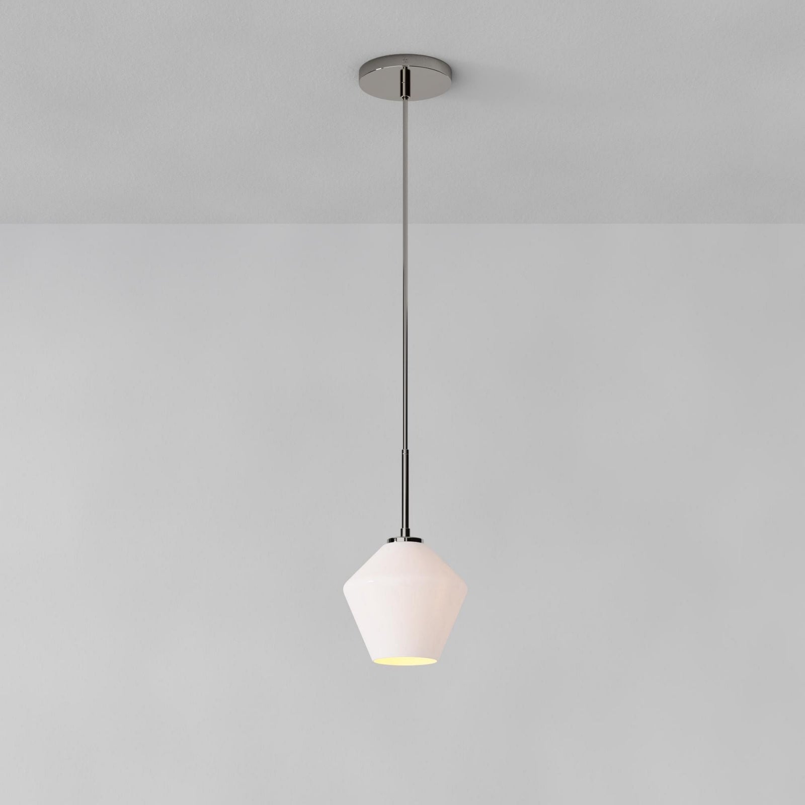 Merin Transparent Glass Sculpture Geometric Chandelier