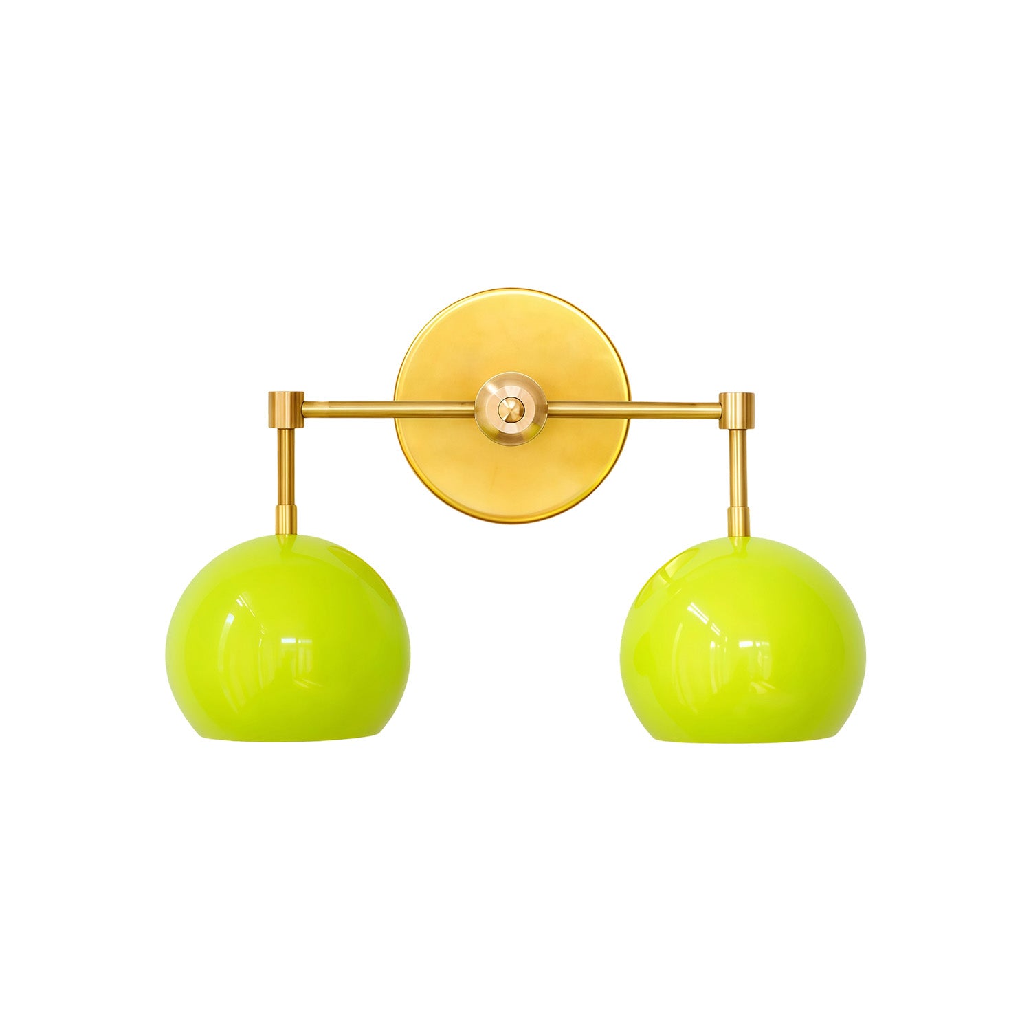 Spring Green Shades Sconce - Double Bubble Pop Vanity Wall Light