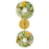 Resin Botanical Wall Sconce - Nature Inspired Flush Mount Lighting