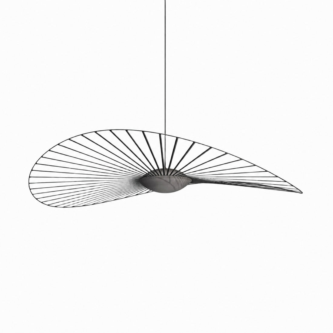 Spirava Modern Straw Hat Pendant Lamp - Nordic Hanging Light for Living N49