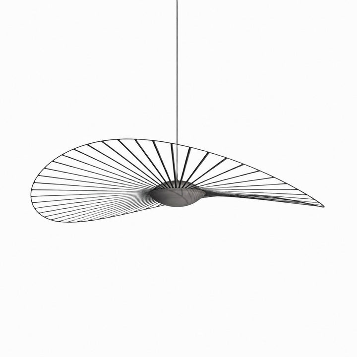 Spirava Modern Straw Hat Pendant Lamp - Nordic Hanging Light for Living N49