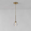 Merin Transparent Glass Sculpture Geometric Chandelier