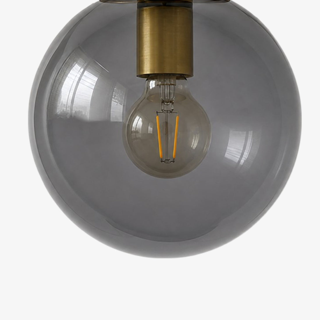 Luma Glass Globe Modern Pendant Light for Dining Room