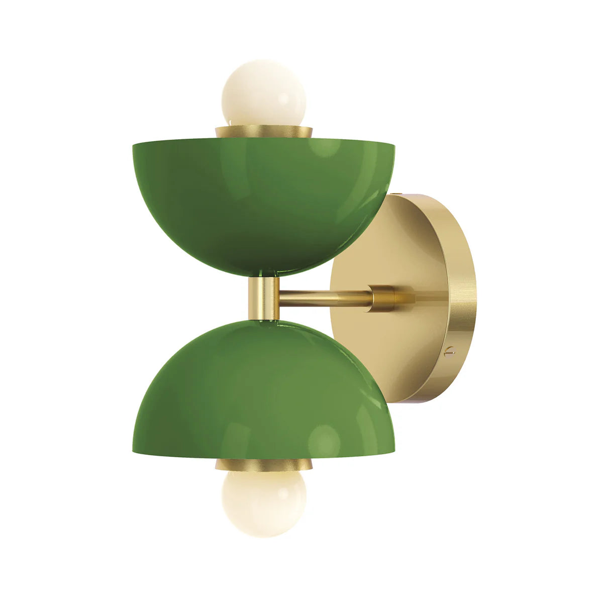Colorful Double Head Bathroom Wall Lamp – Mid-Century Metal Vanity Sconce