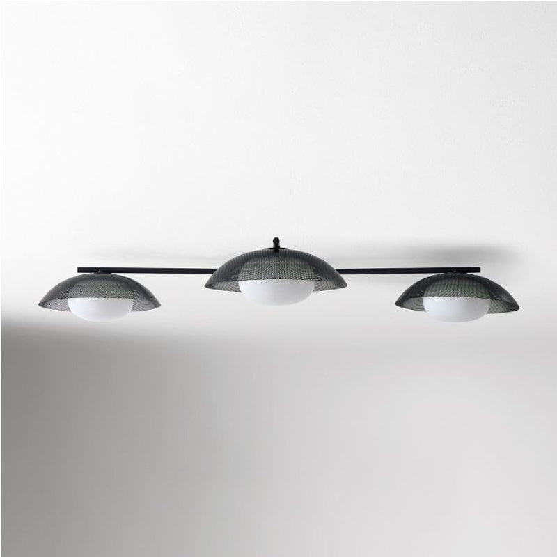 Elorina 3-Light Flush Mount Glass/Metal Ceiling Light - A Stylish Fixture for Modern Spaces