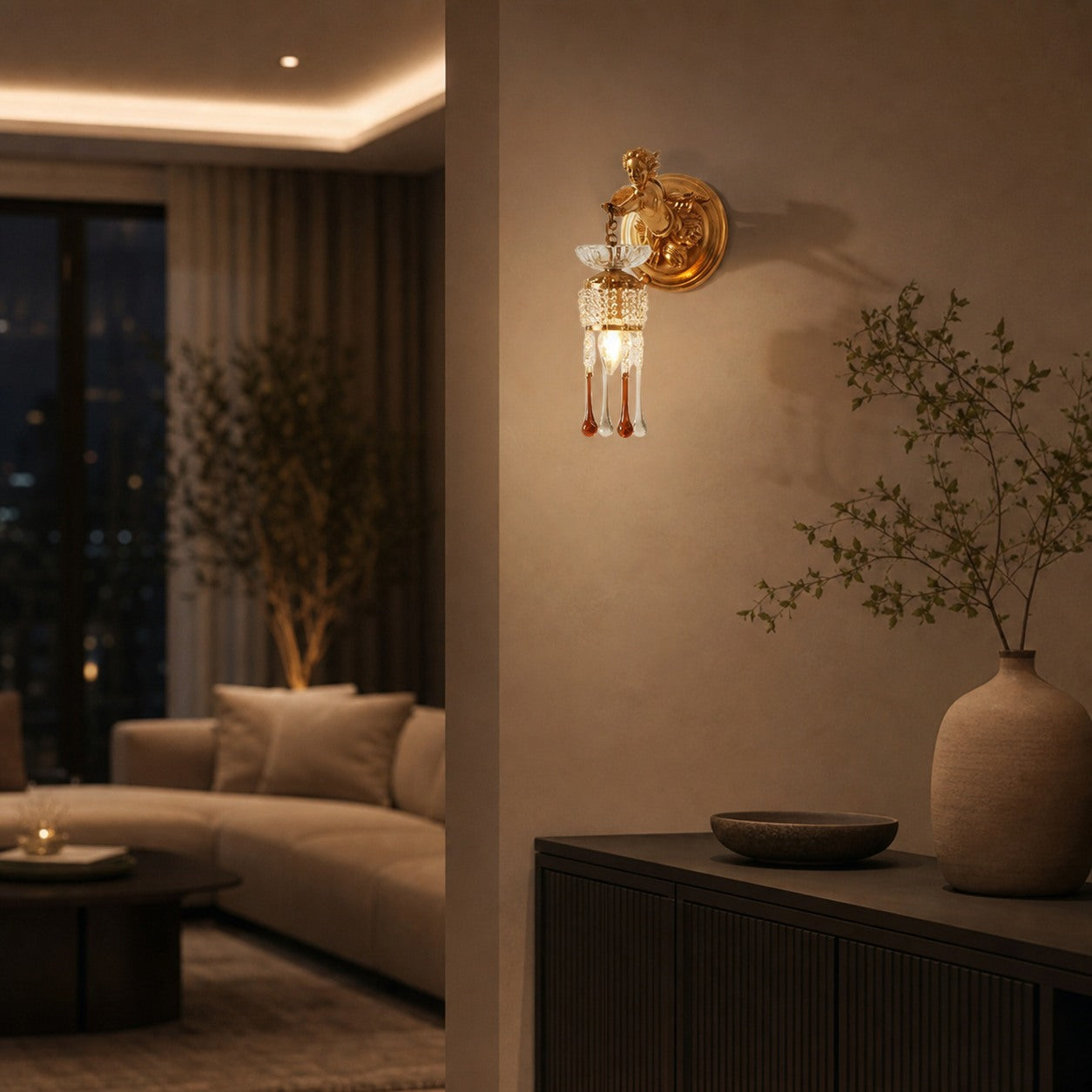 Sabrina Angelic Wall Lamp