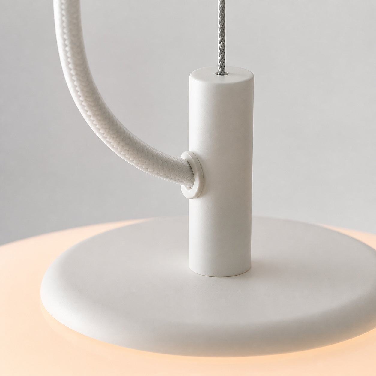 Lumivelle Minimalist Glass Pendant – Adjustable Height Dimmable Design