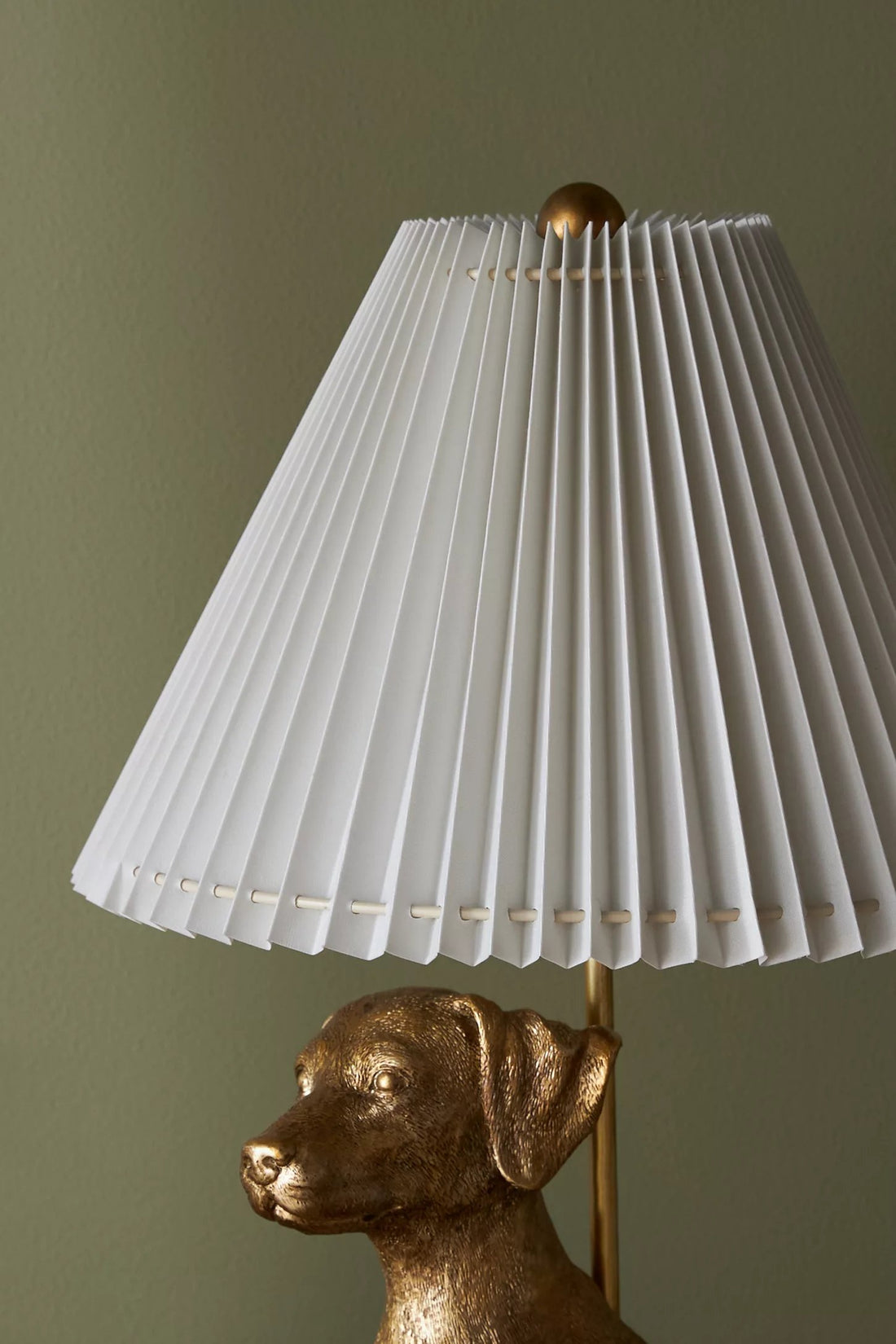 Pawdia Unique Table Lamp - Decorative Ceramic Animal Bedside Lamp
