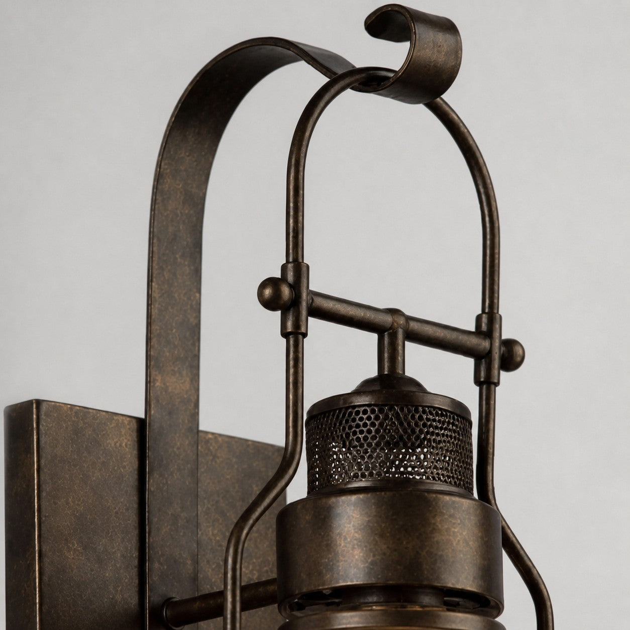 Ivoran Industrial Cylinder Wall Sconce - Glass Shade Design, Modern Wall Lighting U12