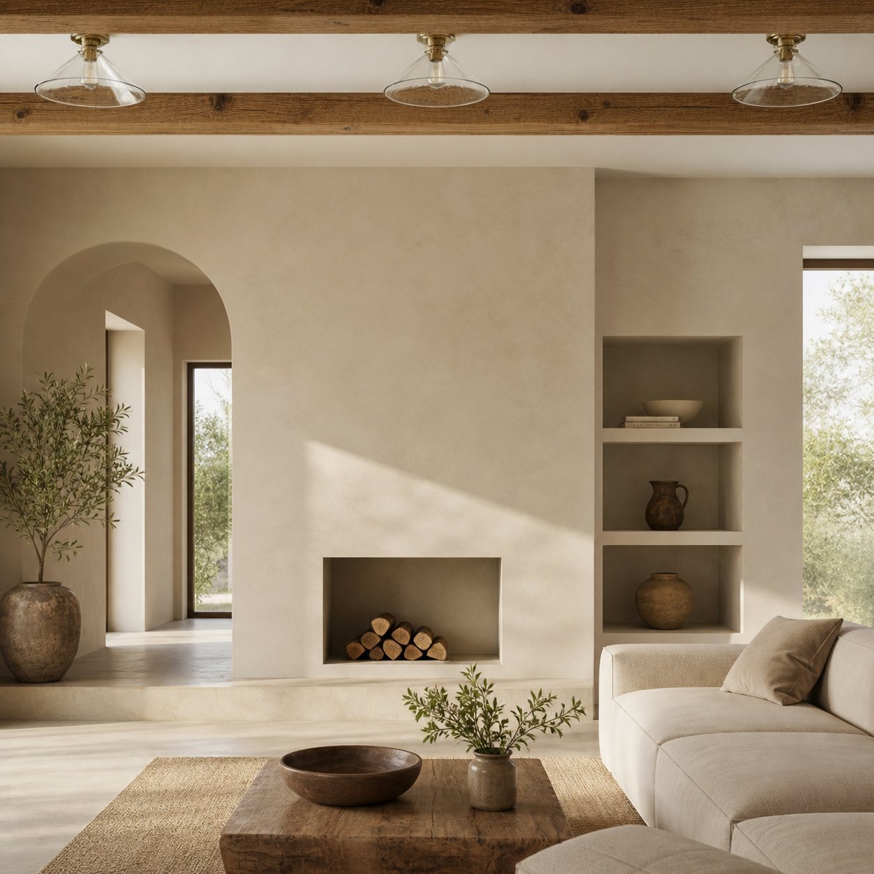 Aurenza Timeless Flush Mount Light - Farmhouse Design with Simple Elegant Charm