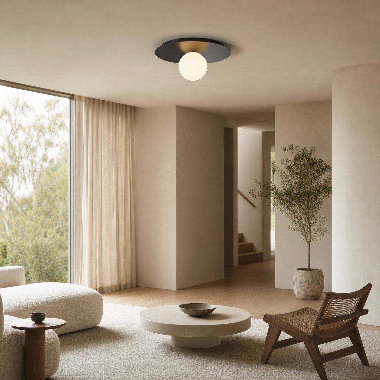 AuroraDisk Nordic LED Sconce - Round Ceiling / Wall Light