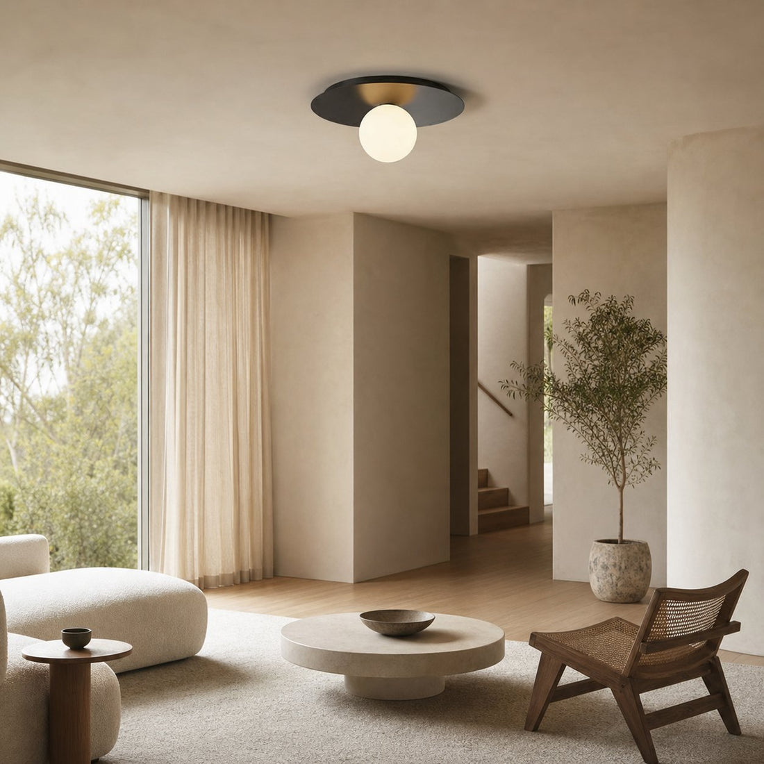 AuroraDisk Nordic LED Sconce - Round Ceiling / Wall Light