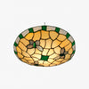 TF Butterfly Pendant Lamp - Decorative Stained Glass Pendant Light for Bedroom or Entryway
