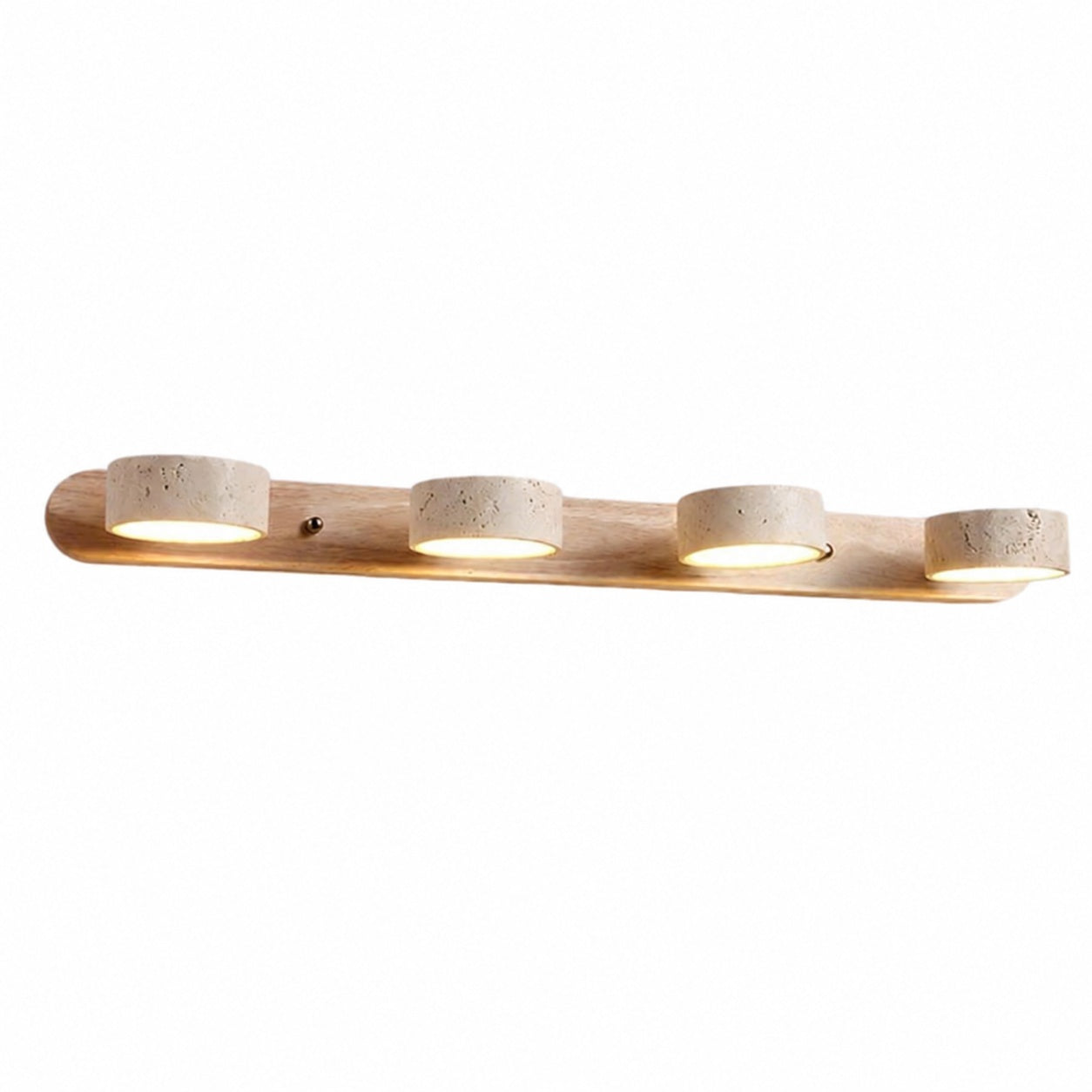 Travellia Modern Linear Multi-Head Sconce - Natural Stone Minimalist Lighting for Bedroom Hallway