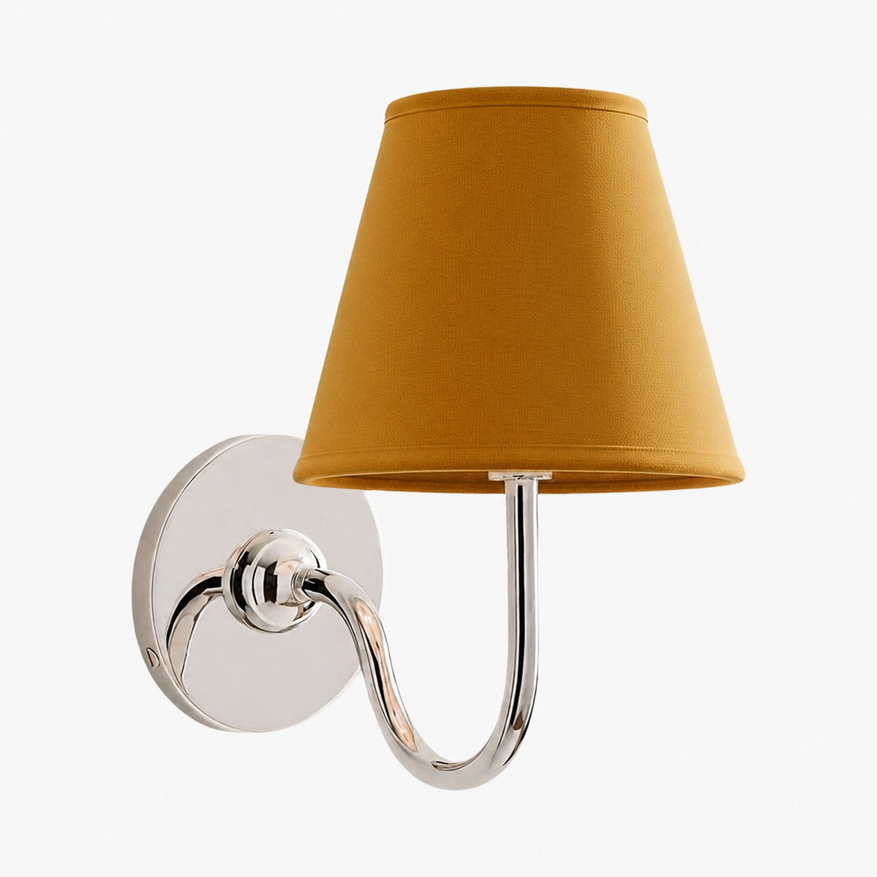 Luvora Vintage Pleated Shade Wall Lamp - Modern Brass Linen Wall Lighting