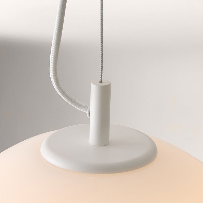Lumivelle Minimalist Glass Pendant – Adjustable Height Dimmable Design