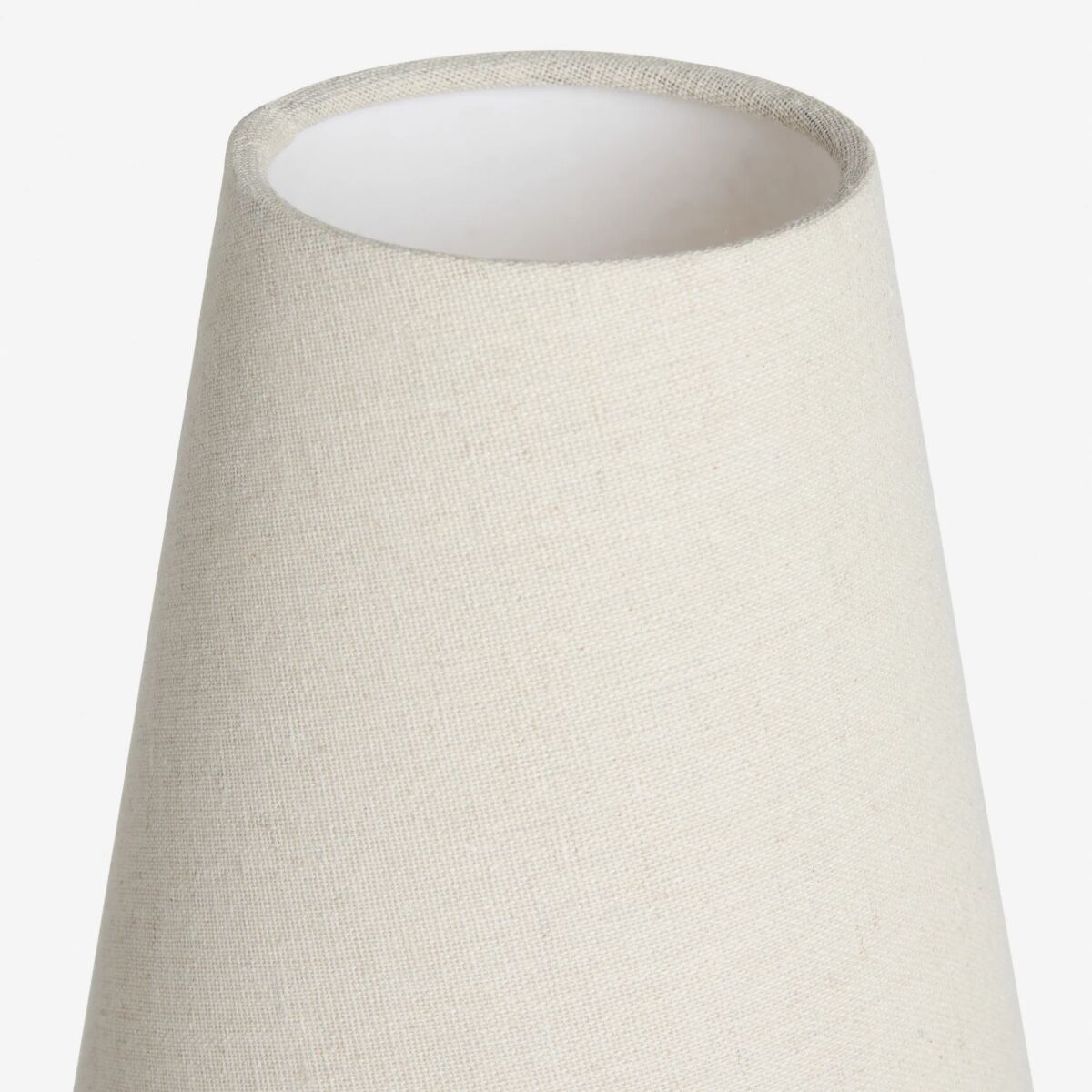 Cordove Three-Tapered Shade Floor Lamp – Modern minimalist Metal Fabric Light for Living Room