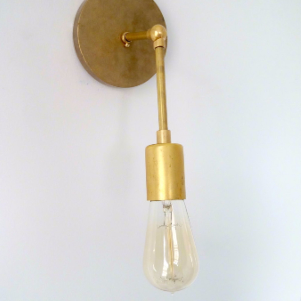 Bathroom & Bedroom Swivel Wall Light - Brass, Chrome, Matte Black Finish