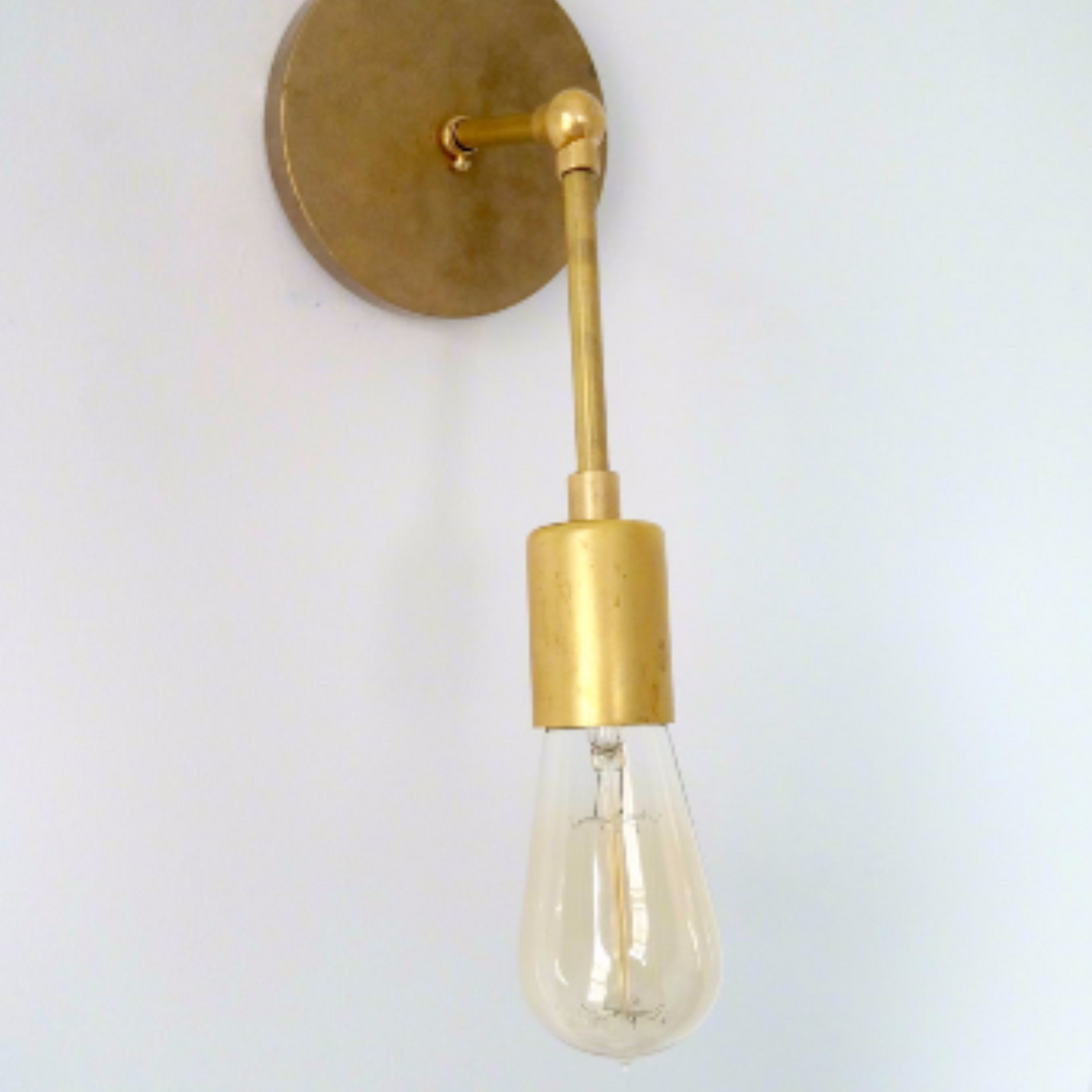 Bathroom & Bedroom Swivel Wall Light - Brass, Chrome, Matte Black Finish