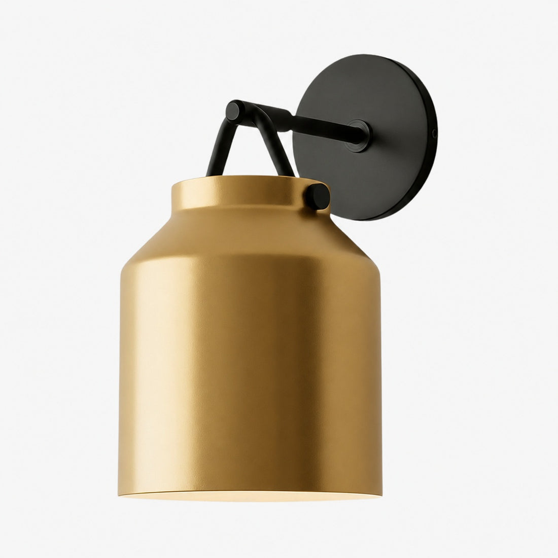 Hanton Modern Minimalist Brass and Glass Sconce – Damp Rated for Bathrooms