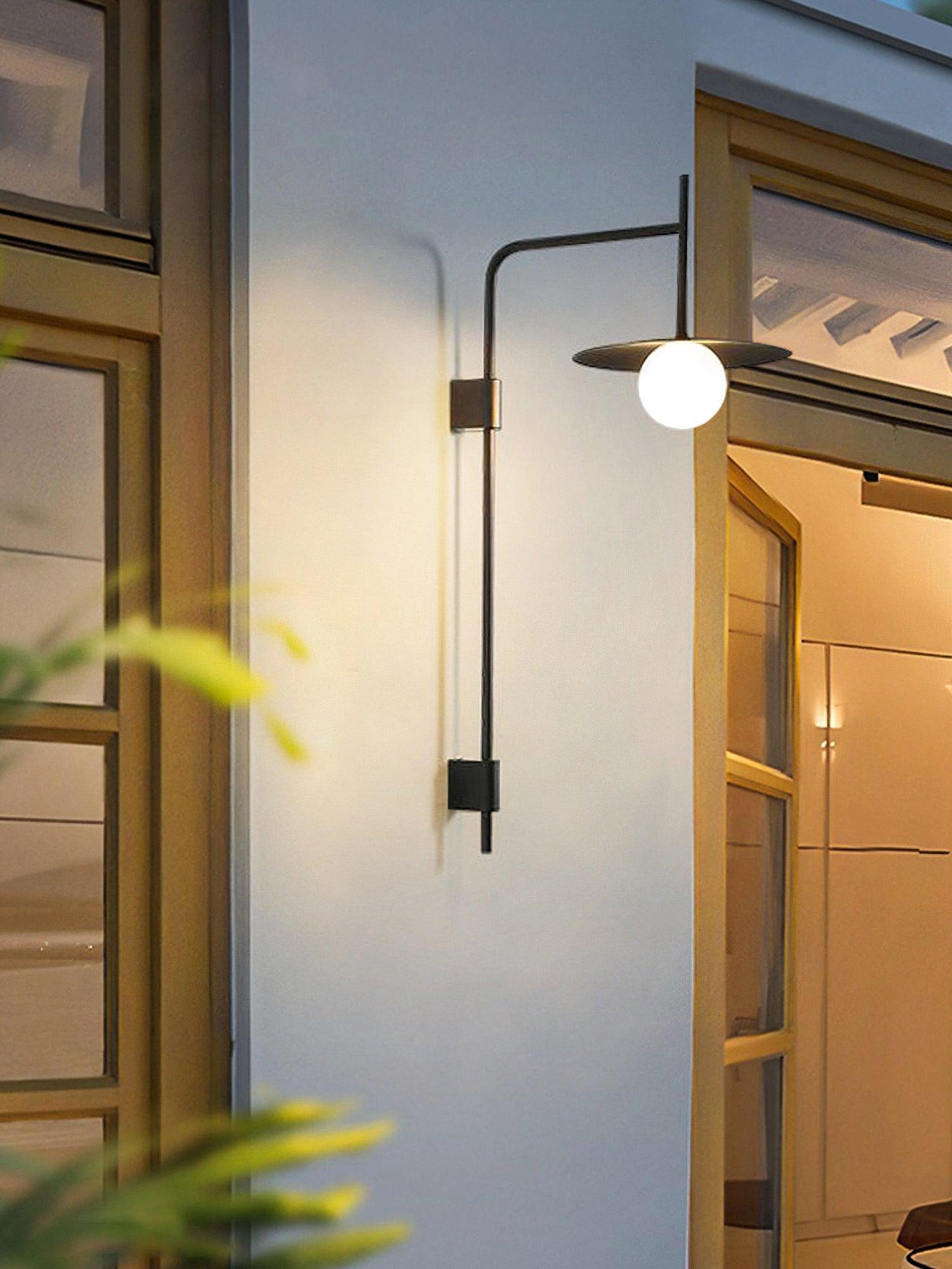 Gea Metal Swing Arm Wall Lamp - Scandinavian Minimalist Nordic Sconce
