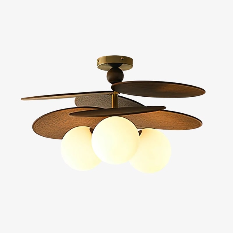Orrise Overlapping Blade Design Ceiling Light - Contemporary Decorative Light for Interiors