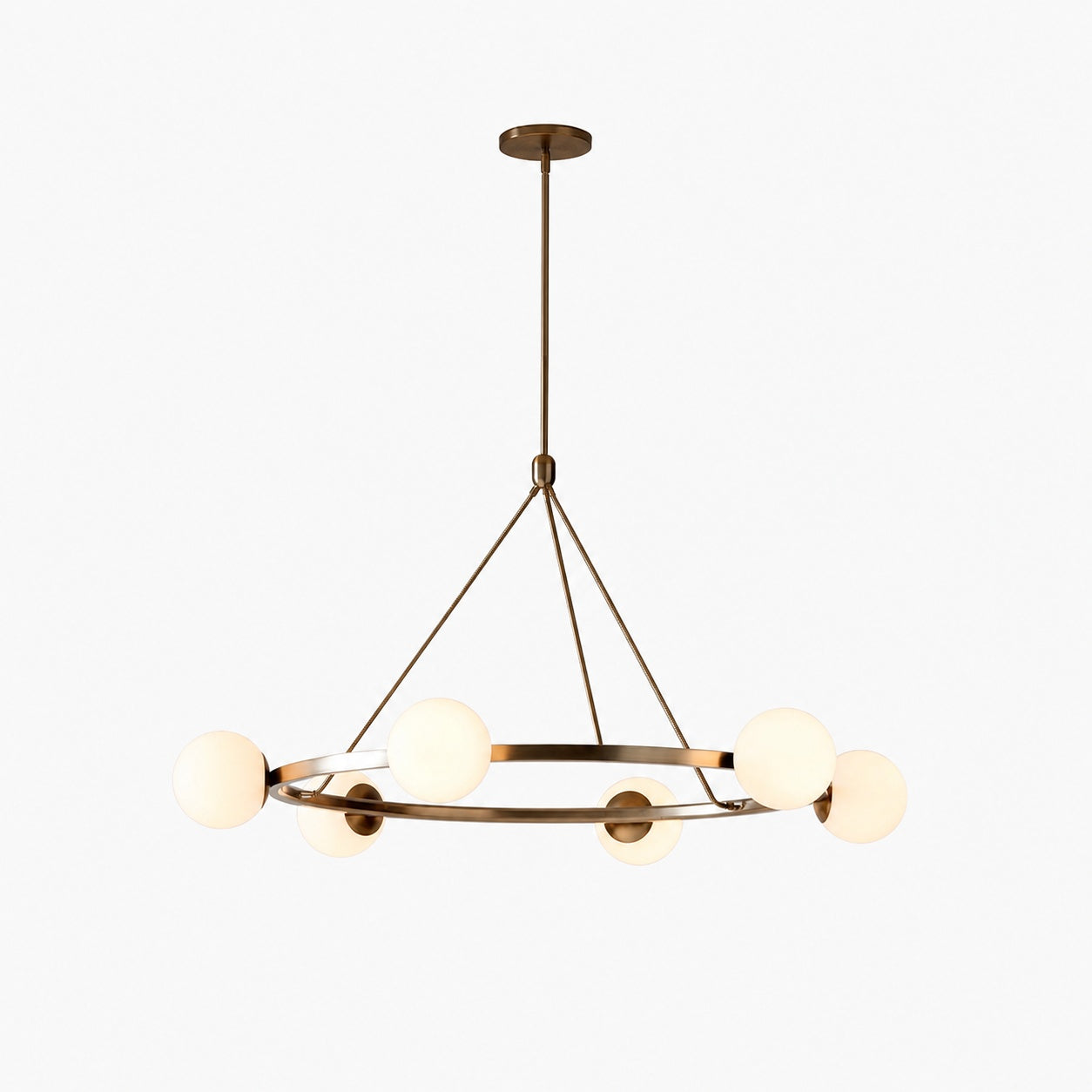 Brelia Round Light Chandelier - Modern Globe Chandelier in Stylish Design