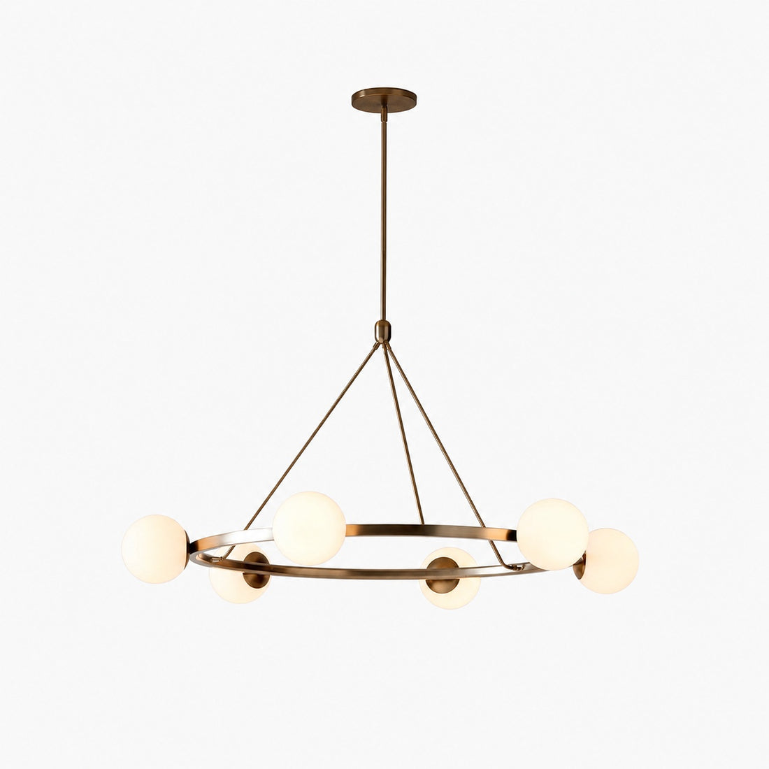 Brelia Round Light Chandelier - Modern Globe Chandelier in Stylish Design
