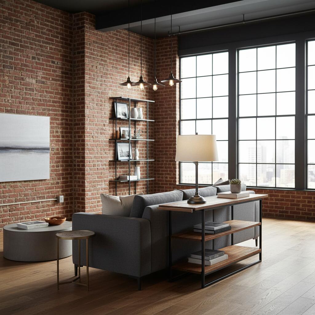 Nera USB Table Lamp - Adjustable Height Sleek Metal Modern Lamp for Office and Living Room