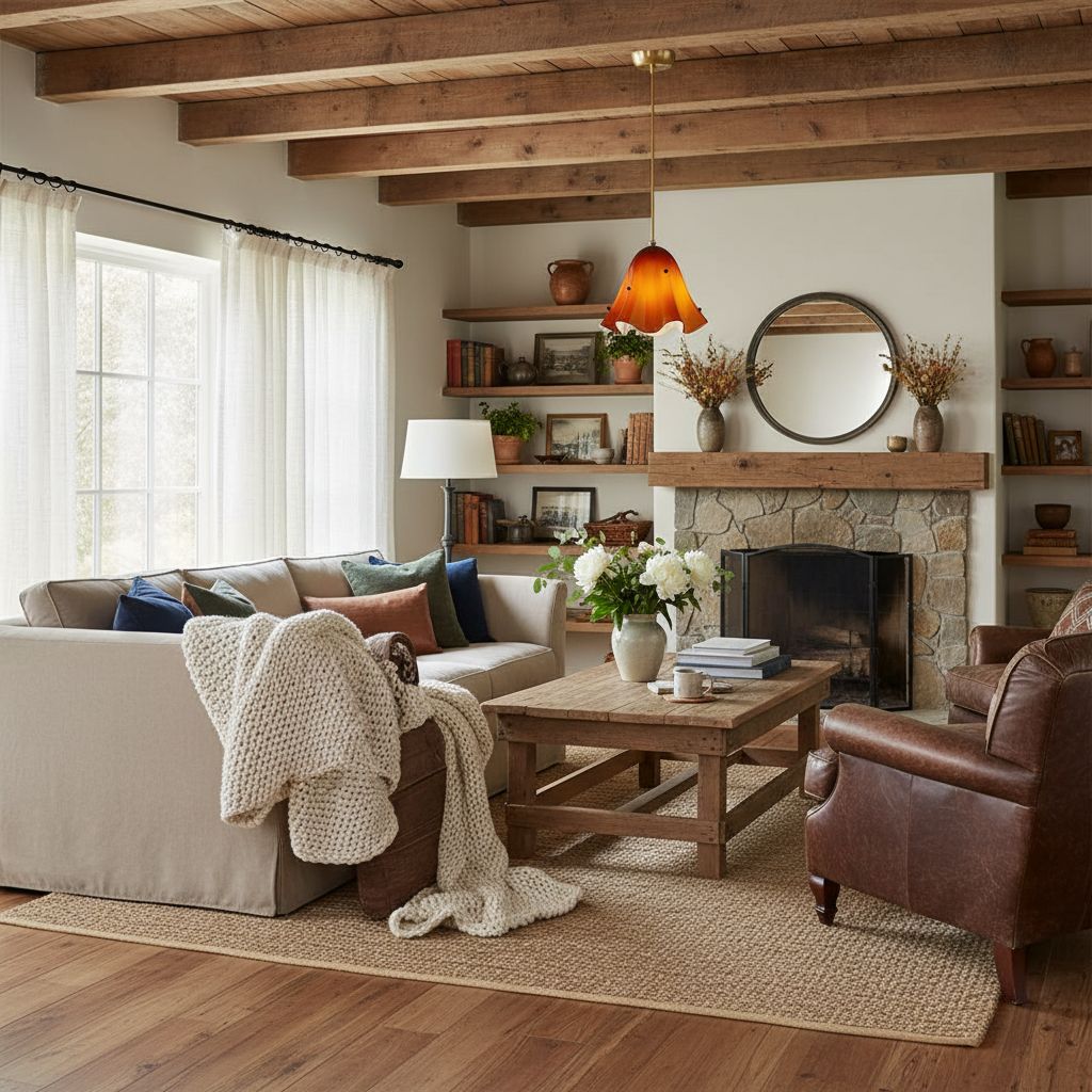 Bellina Artistic Glass Pendant Light - Modern Bloom Inspired Hanging Ceiling Lamp