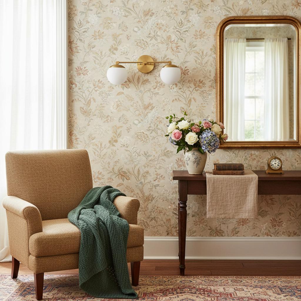 Glorica Glass Vanity Light - Art Deco Brass Wall Globe Fixture Modern