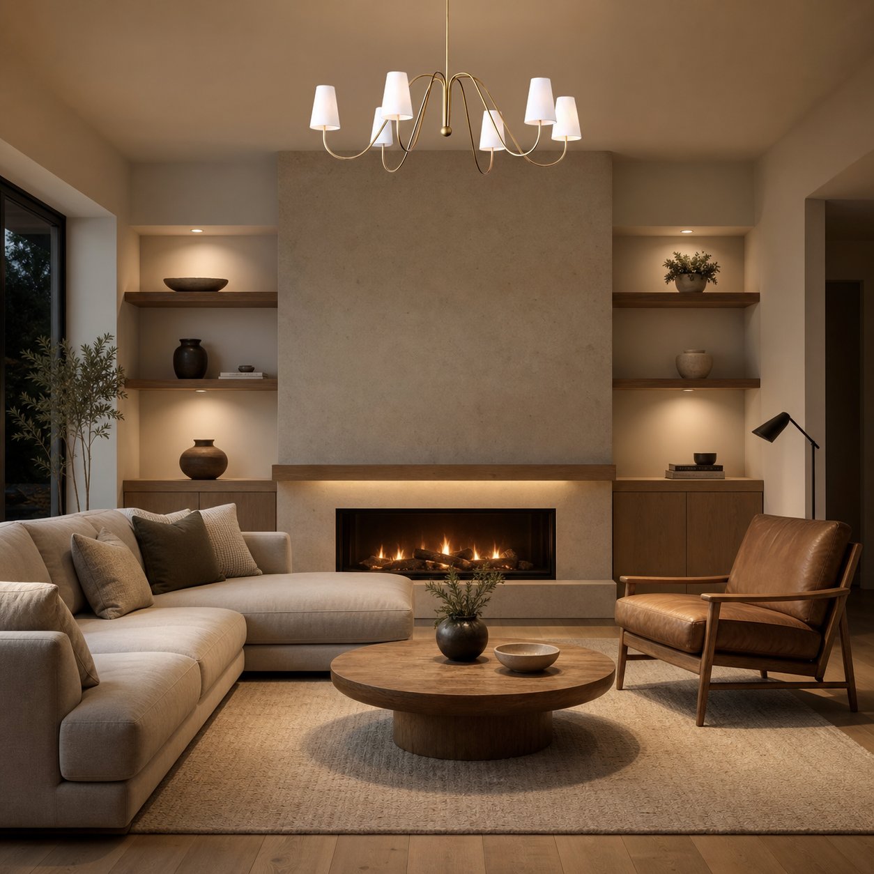 Gianna Curved Chandelier
