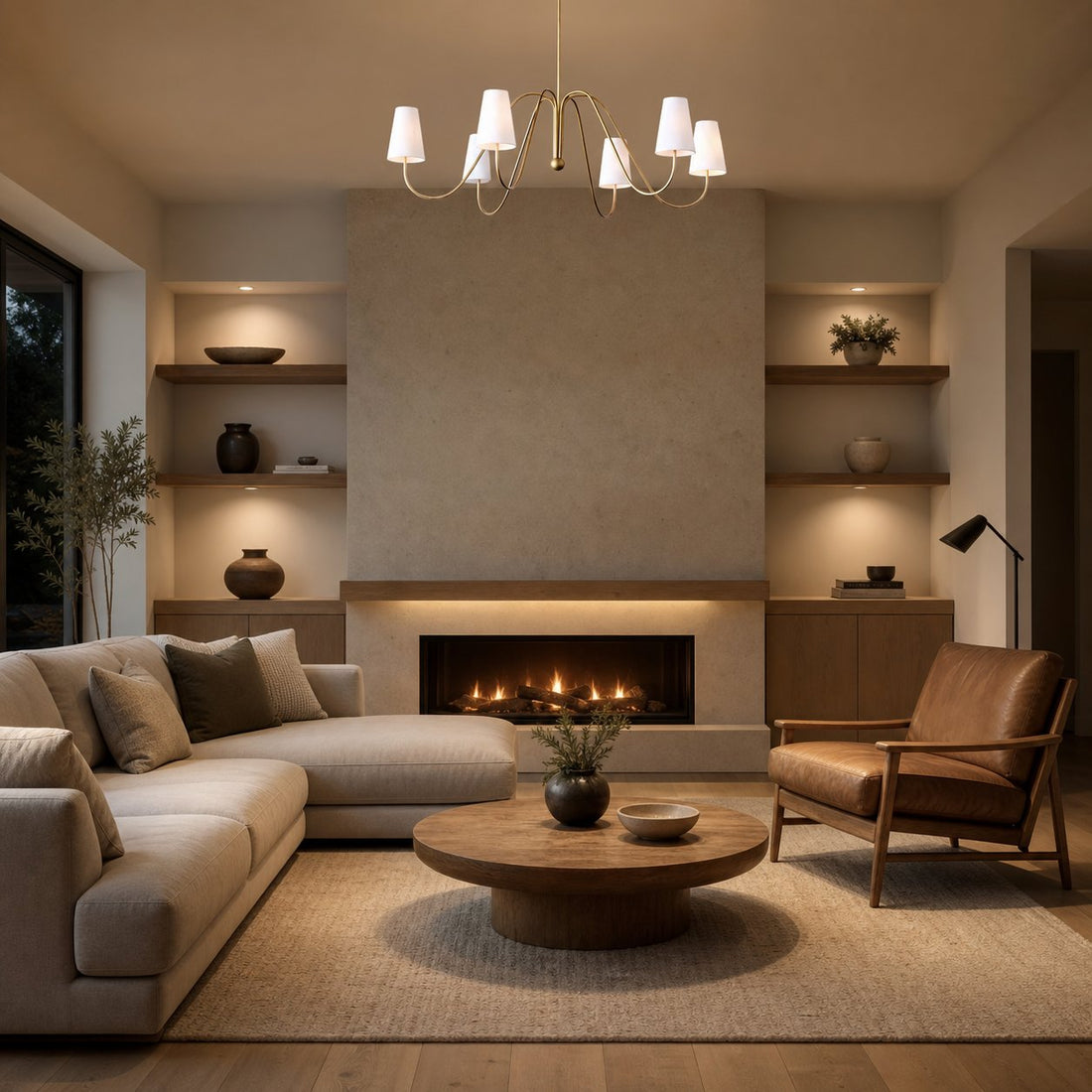 Gianna Curved Chandelier