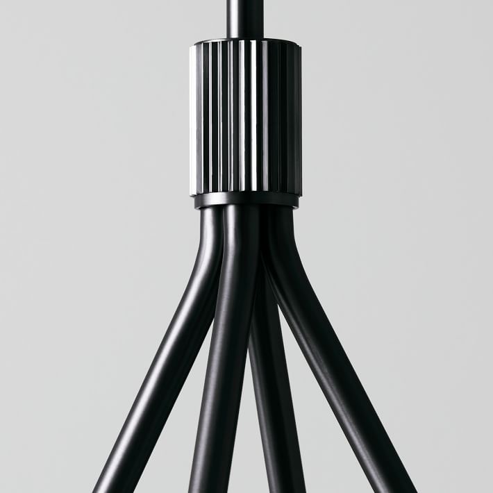 Diora Pendant Light -  Modern Metal Fixture with Linen Shades
