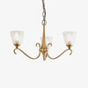 Lunetal Multi-Light Chandelier Crystal Accents Brass Finish - Modern Luxury for Dining Room and Living Room