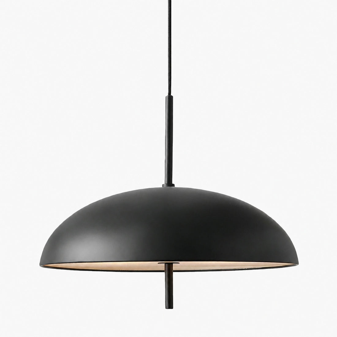 Aurelia Pendant Lamp - Sculptural Metal Frame with Sleek Shade for Dining and Entry