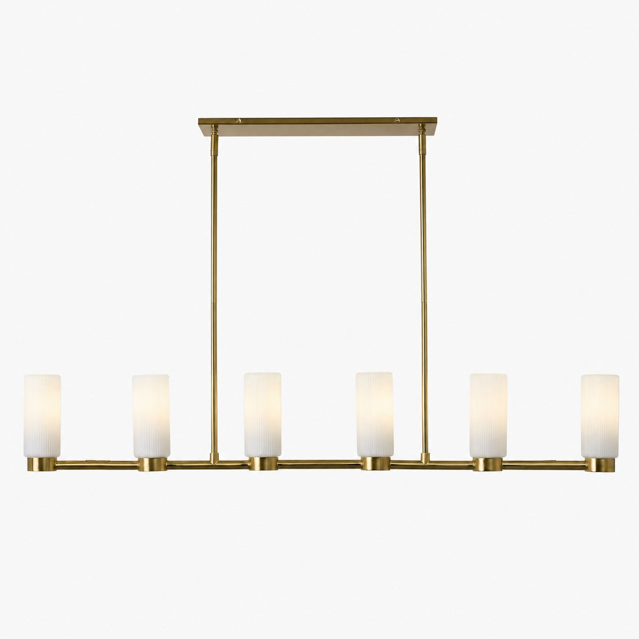 Rivora Fluted Glass Chandelier – Elegant Ribbed Lasting Design