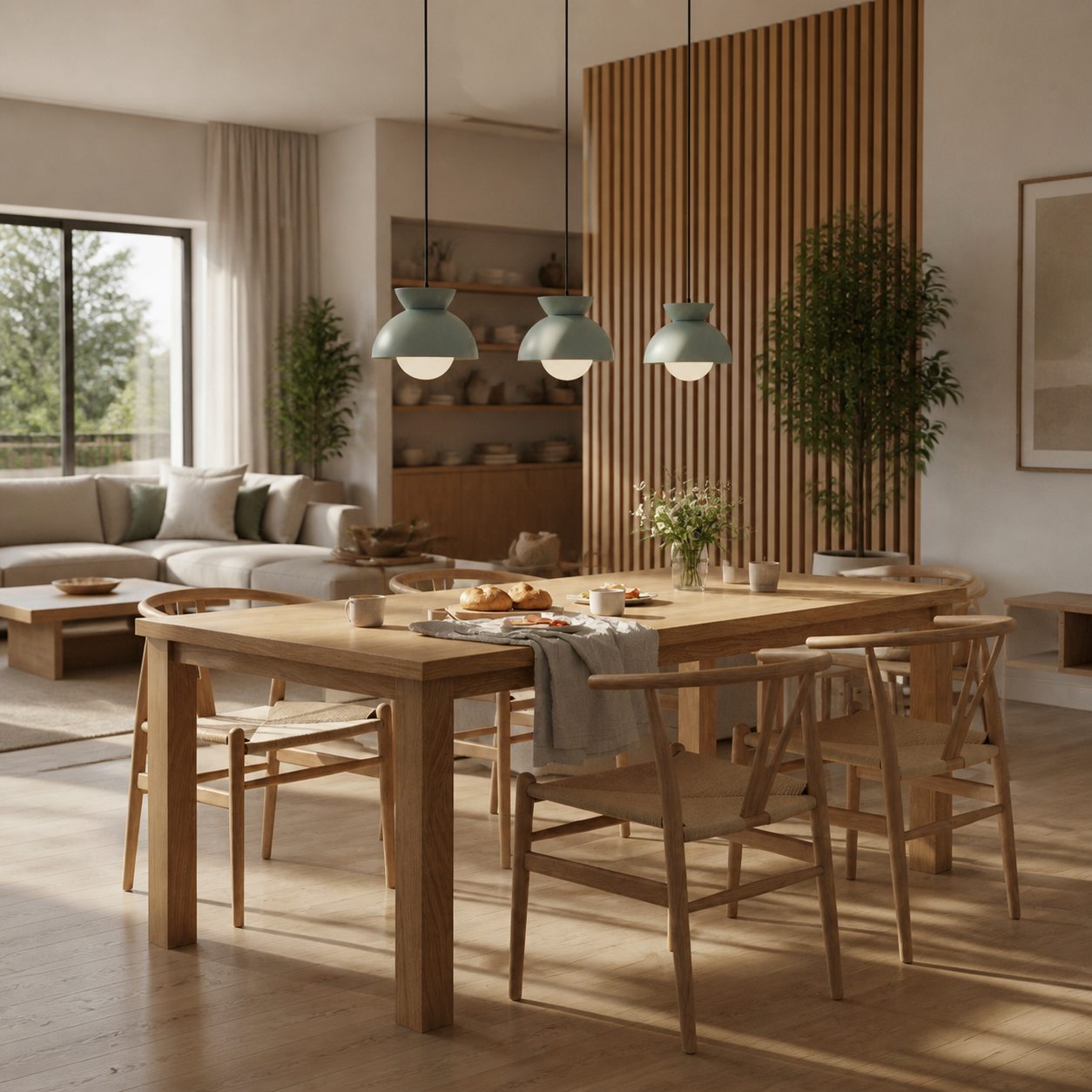 Aurelia Modern Dome Pendant Light – Sculptural Nordic Design