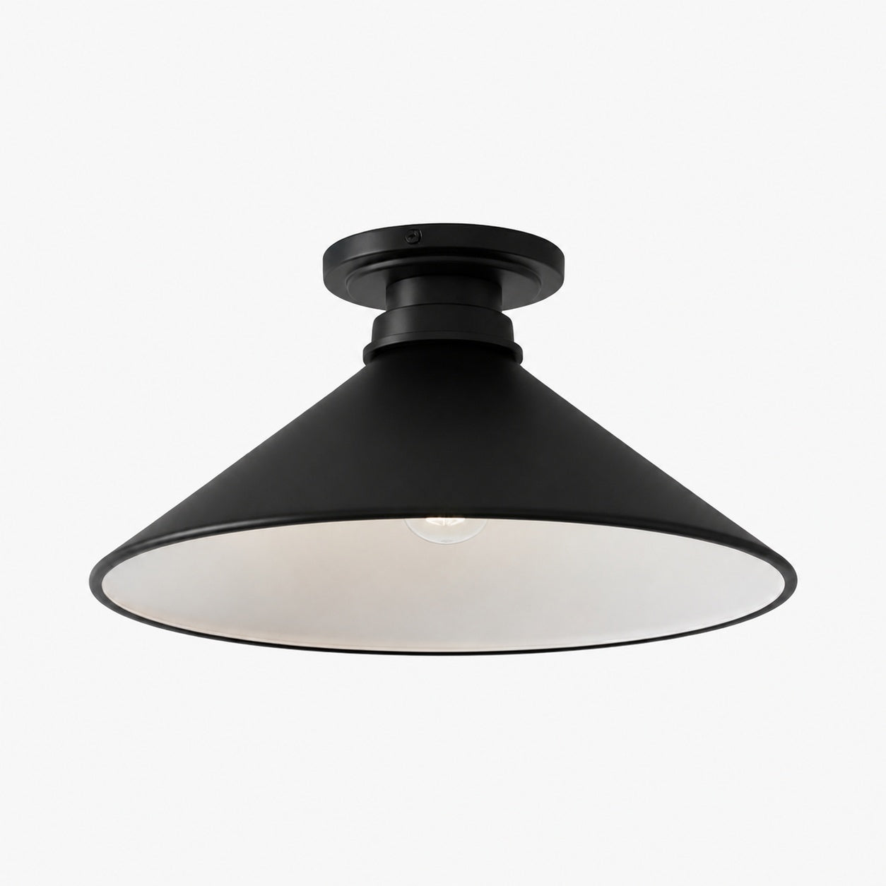 Aurenza Timeless Flush Mount Light - Farmhouse Design with Simple Elegant Charm