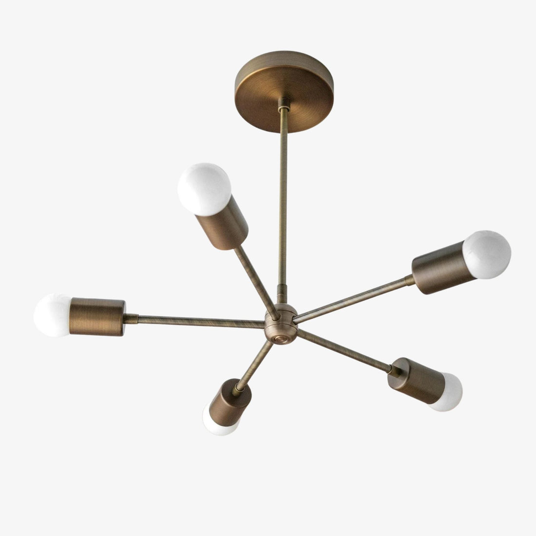Lumen Radial-Arm Geometric Lamp – Modern Ceiling Lighting for Foyer or Office
