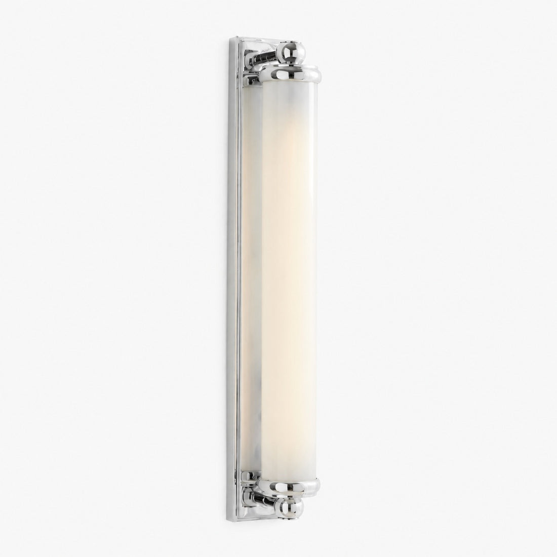 Kalvora Extra Long Tube Wall Sconce - Chrome Modern Light Fixture