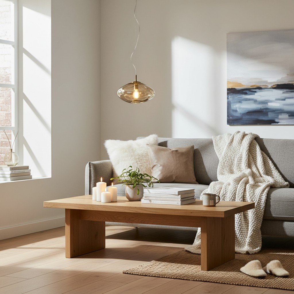 Glissora Soft Curved Glass Pendant Light - Hanging Pendant Glass and Metal for Dining and Kitchen Island