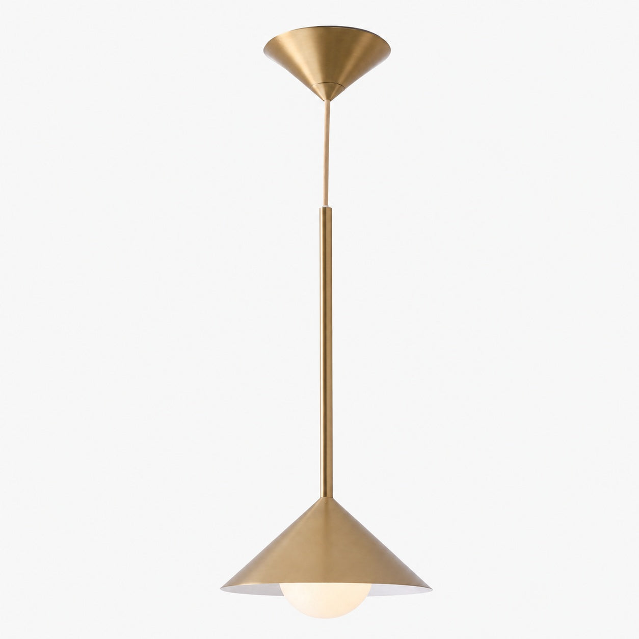 Brivana Adjustable Pendant – Cone Shade Light for Kitchen or Dining