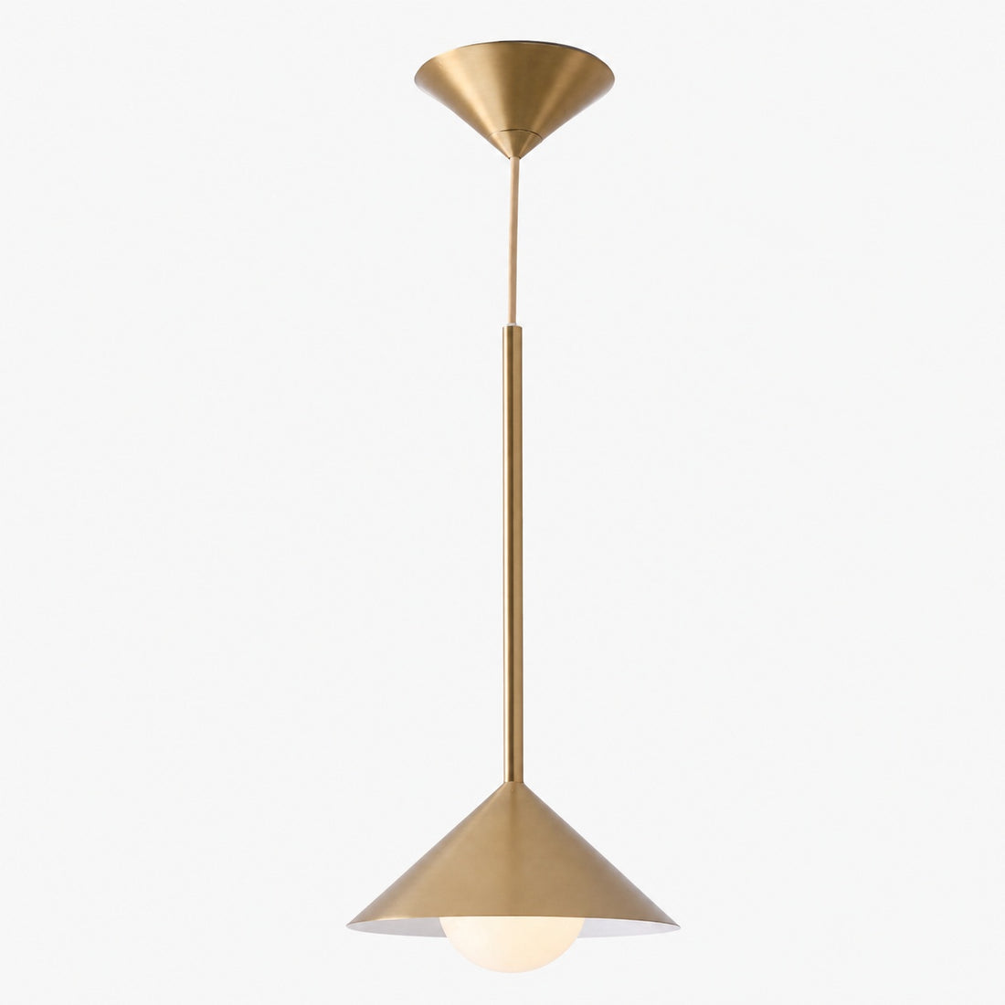 Brivana Adjustable Pendant – Cone Shade Light for Kitchen or Dining